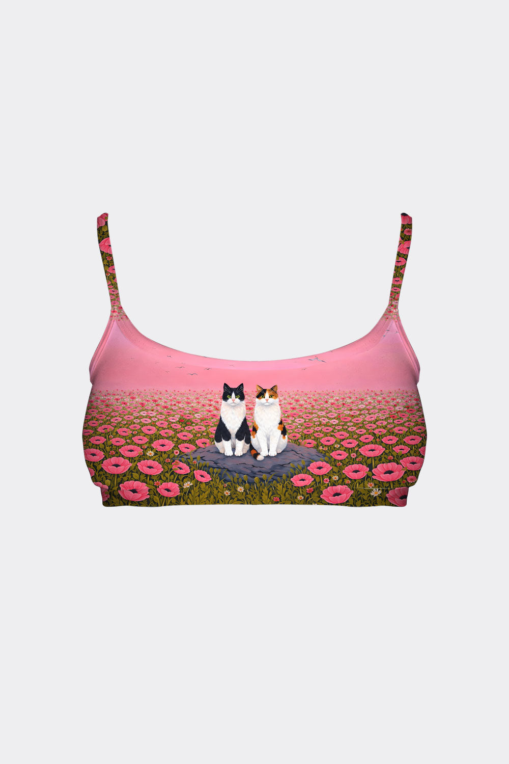 BRALETTE PUSS & FLOWER 49