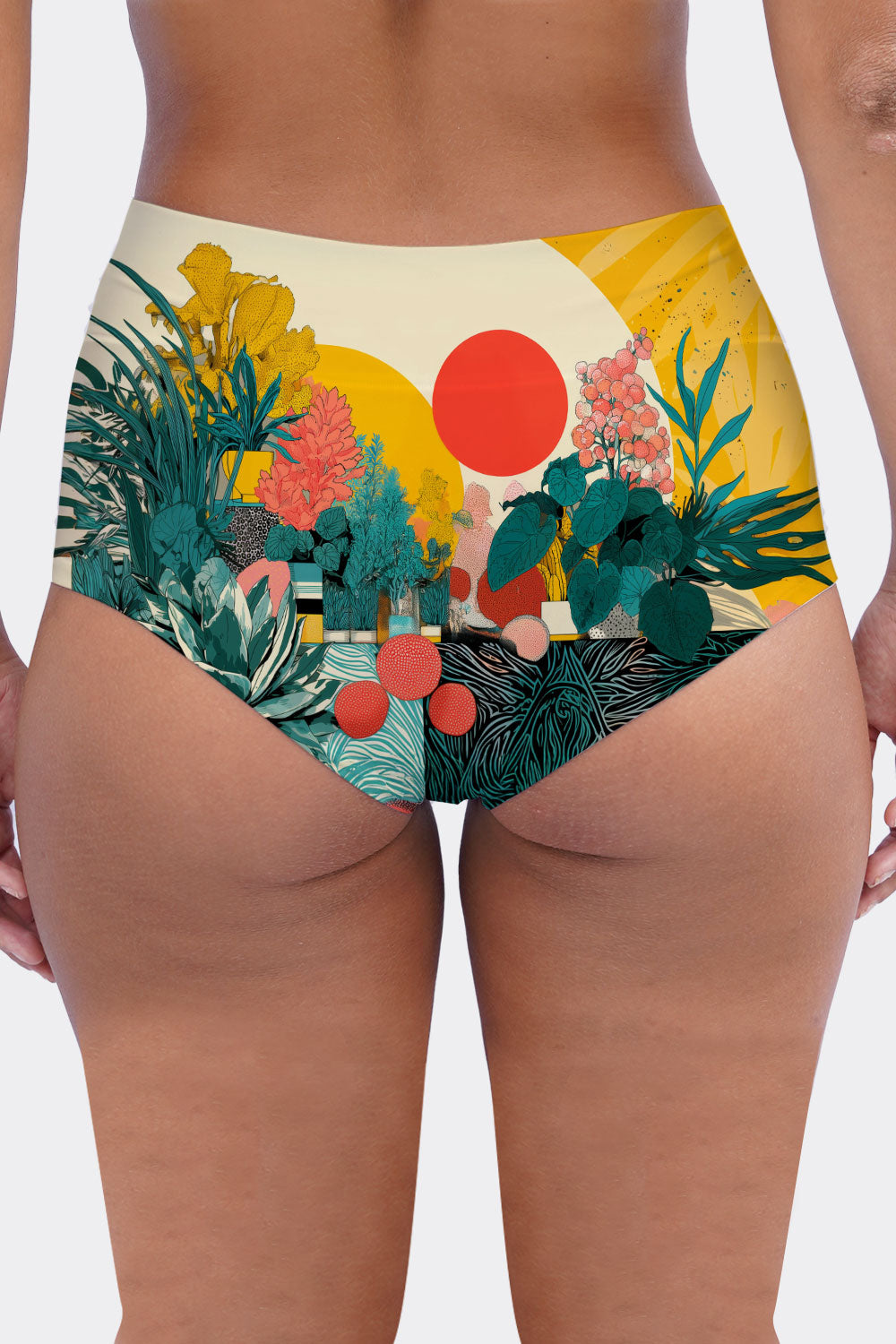 MIDWAIST CATS & FLOWERS 4