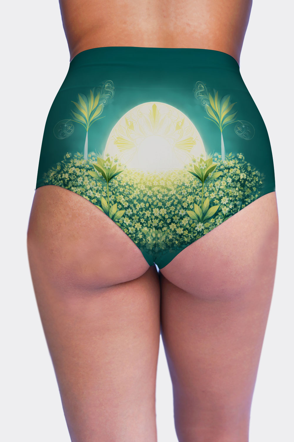 HIGH WAIST CATS & FLOWERS 50