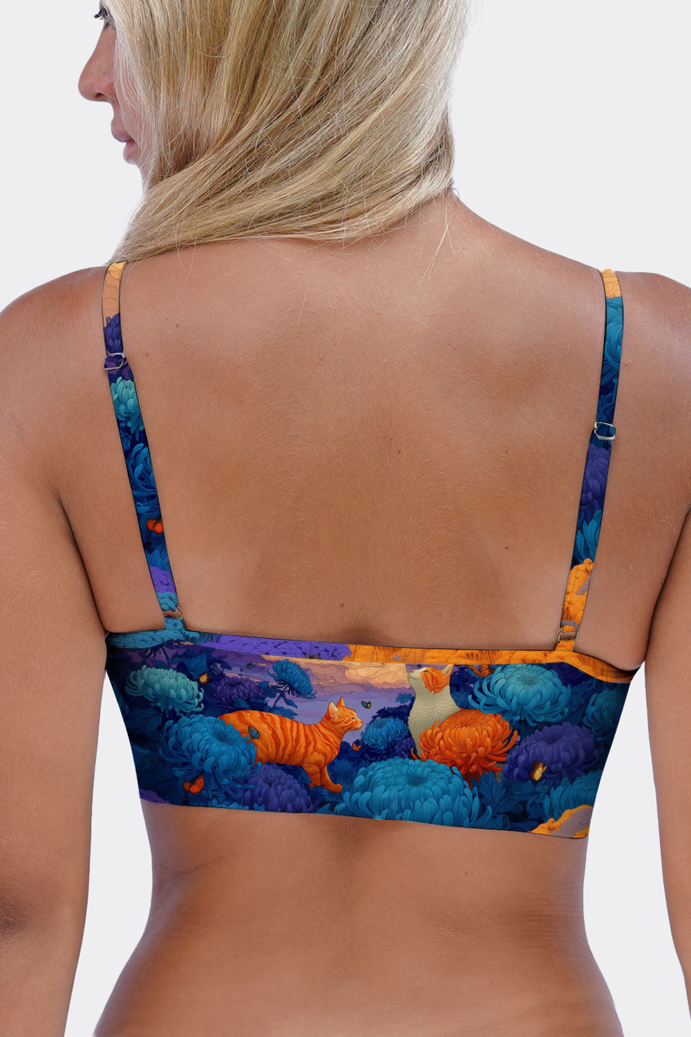 BRALETTE CATS & FLOWERS 58