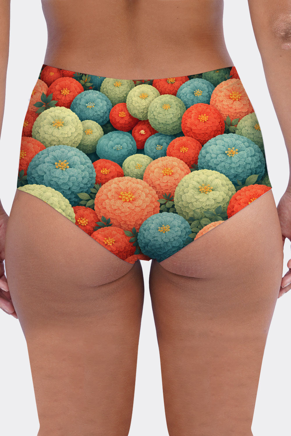 MIDWAIST CATS & FLOWERS 63