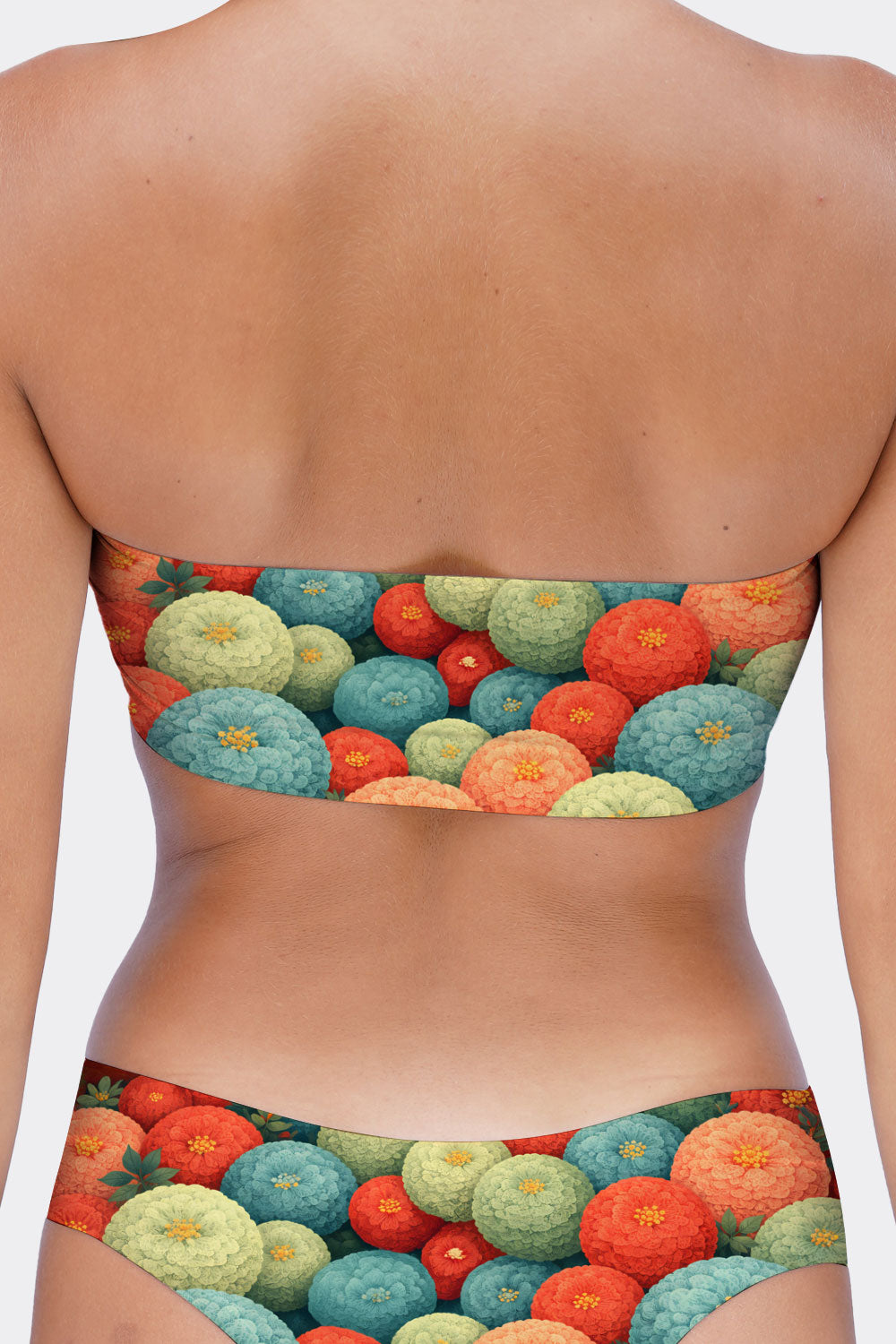 TUBE BRA CATS & FLOWERS 63