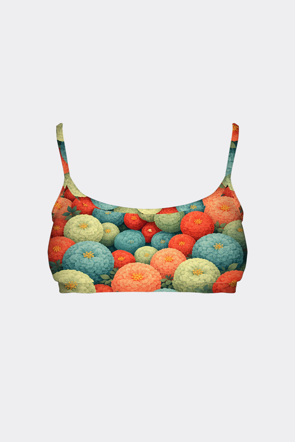 BRALETTE CATS & FLOWERS 63