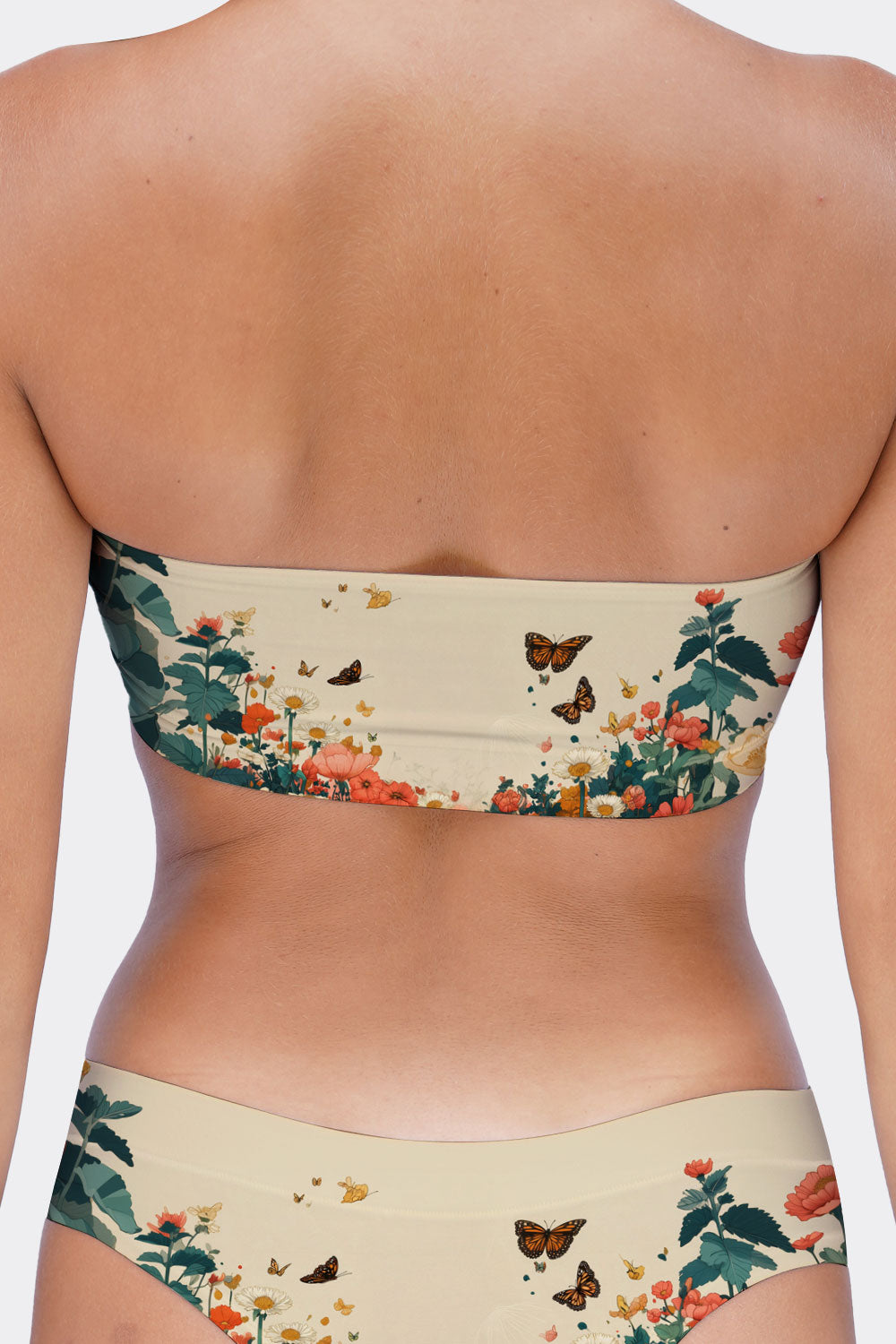 TUBE BRA CATS & FLOWERS 9