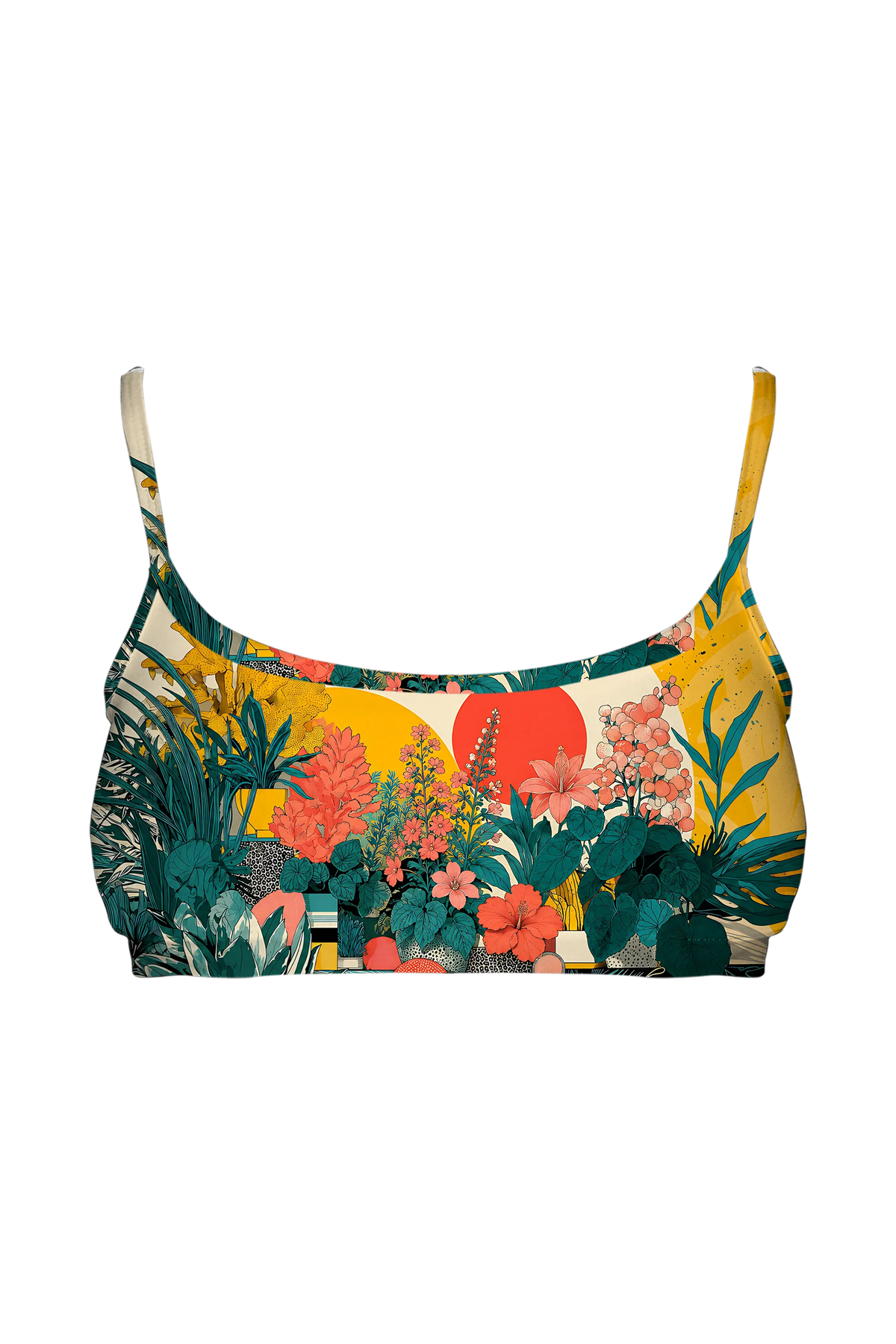 Bralette - Sunrise Garden Cat