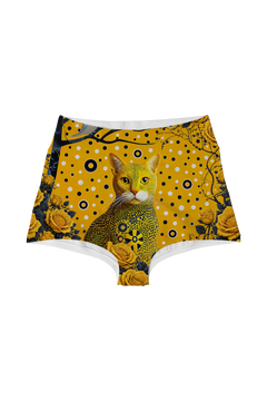 Highwaist - Golden Polka Cat