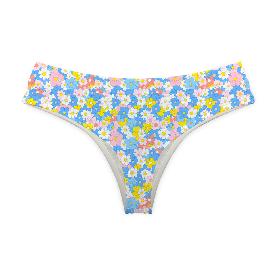 Tiny Flower Series 60 Brazilian-style Underwear