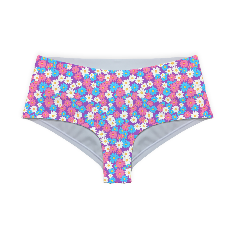 Tiny Flower 62 Boy shorts Bottom