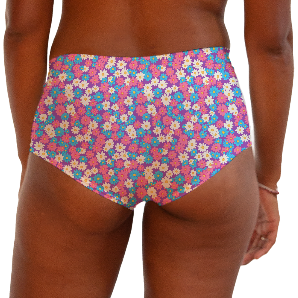 Tiny Flower 62 Boy shorts Bottom