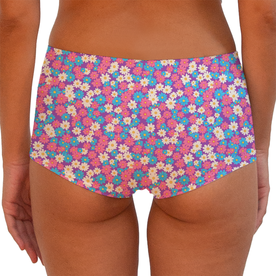 Tiny Flower 62 Boy shorts Bottom