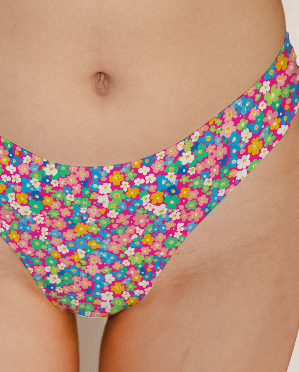 Tiny Flower Series 63 Thong Style Underwear