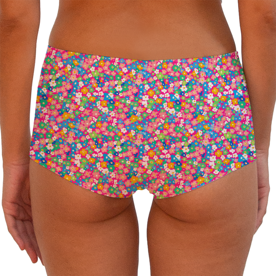 Tiny Flower 63 Boy shorts Bottom