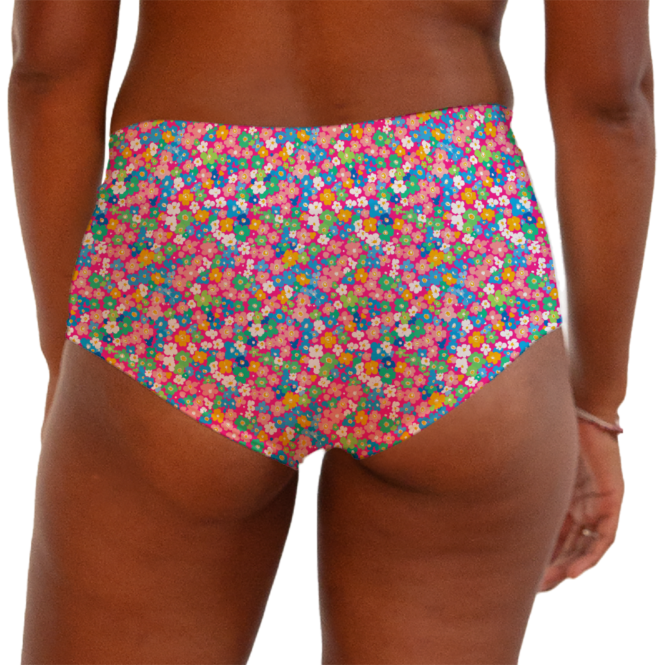 Tiny Flower 63 Boy shorts Bottom