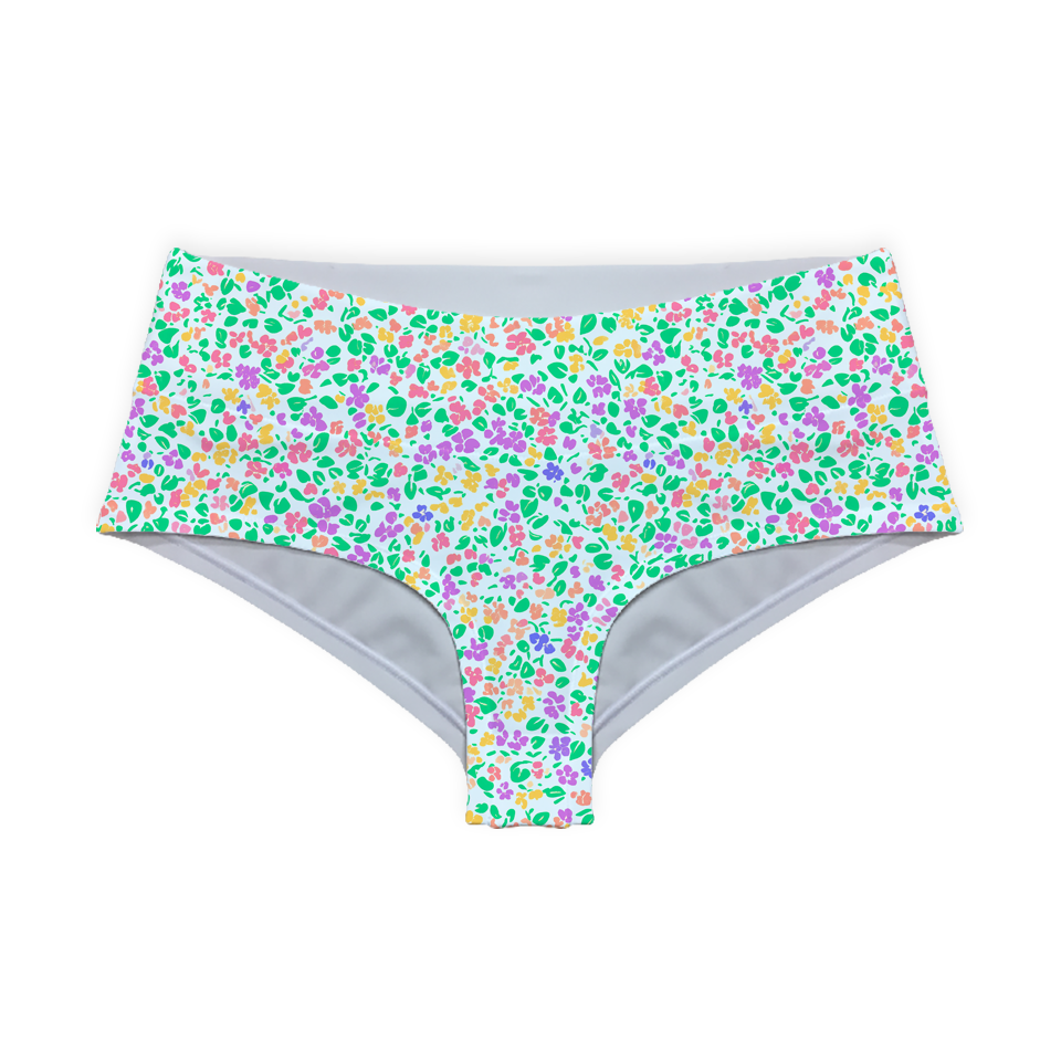 Tiny Flower 64 Boy shorts Bottom