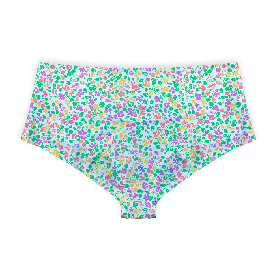 Tiny Flower 64 Boy shorts Bottom