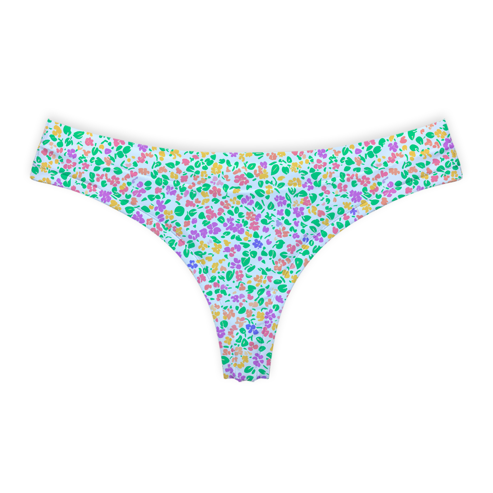 Tiny Flower Series 64 Thong Style Underwear