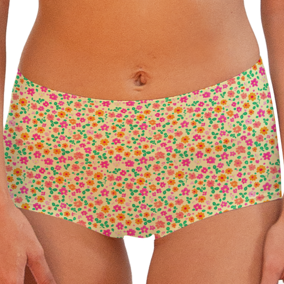 Tiny Flower 65 Boy shorts Bottom