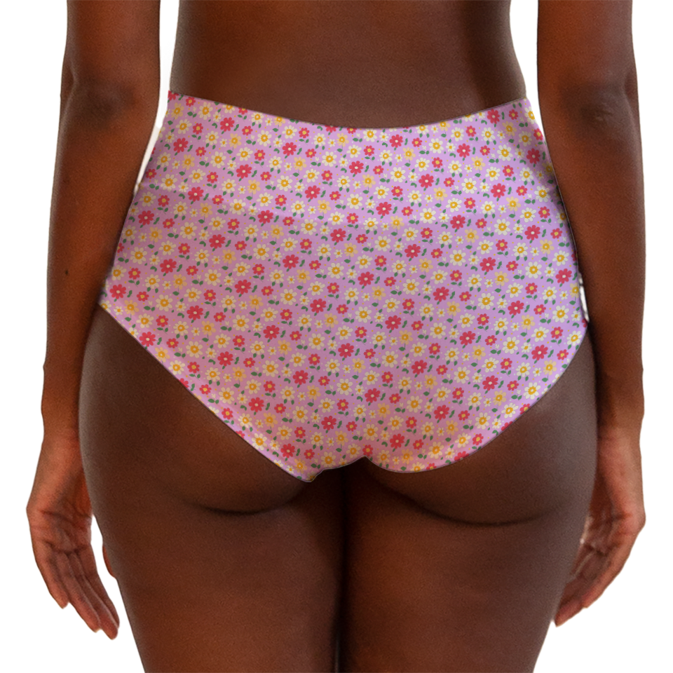 Tiny Flower 67 Boy shorts Bottom