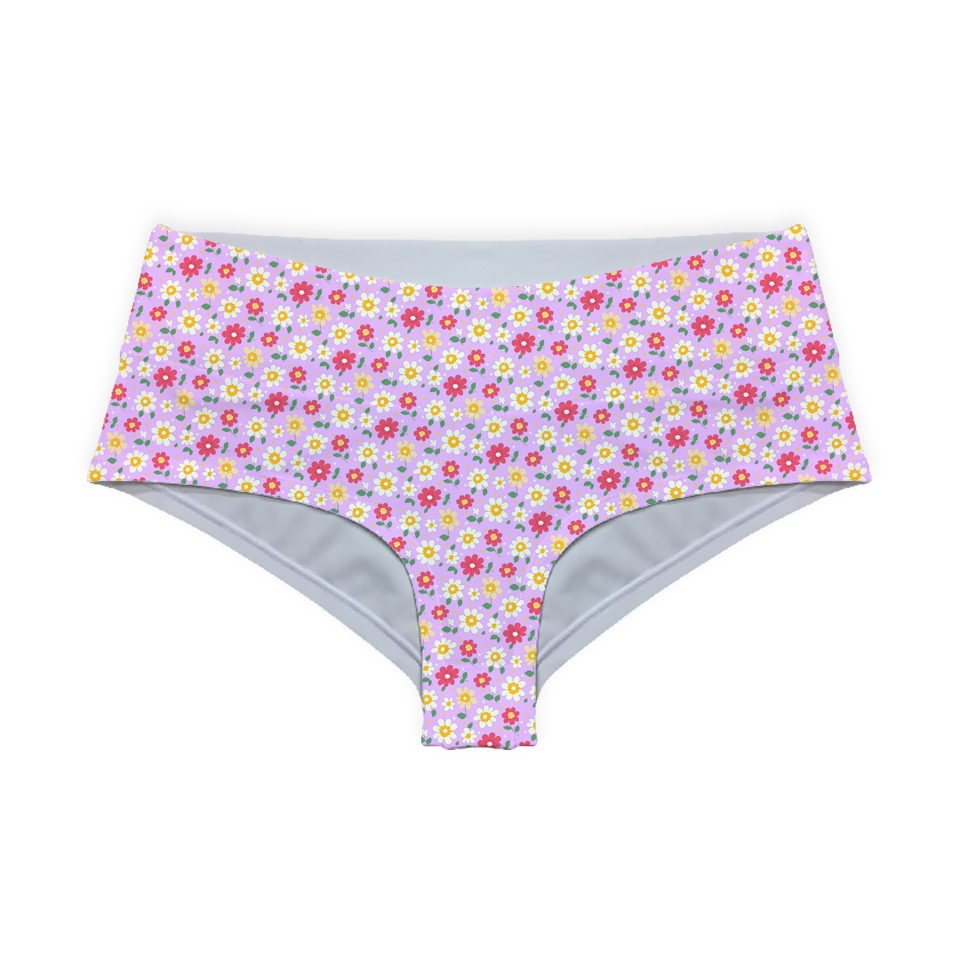 Tiny Flower 67 Boy shorts Bottom