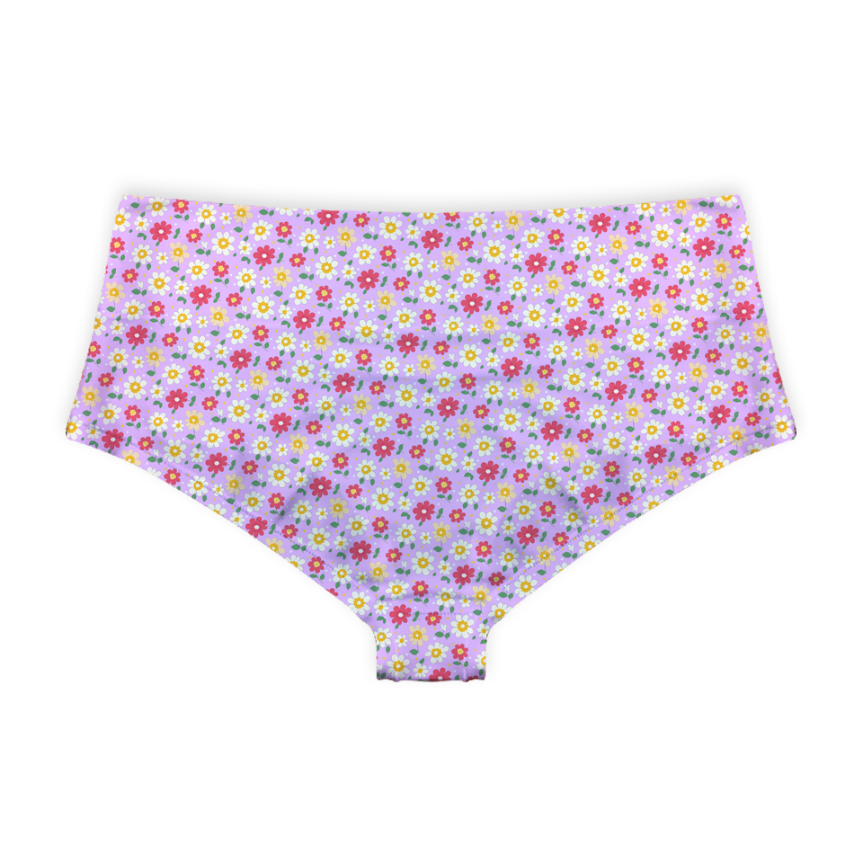 Tiny Flower 67 Boy shorts Bottom