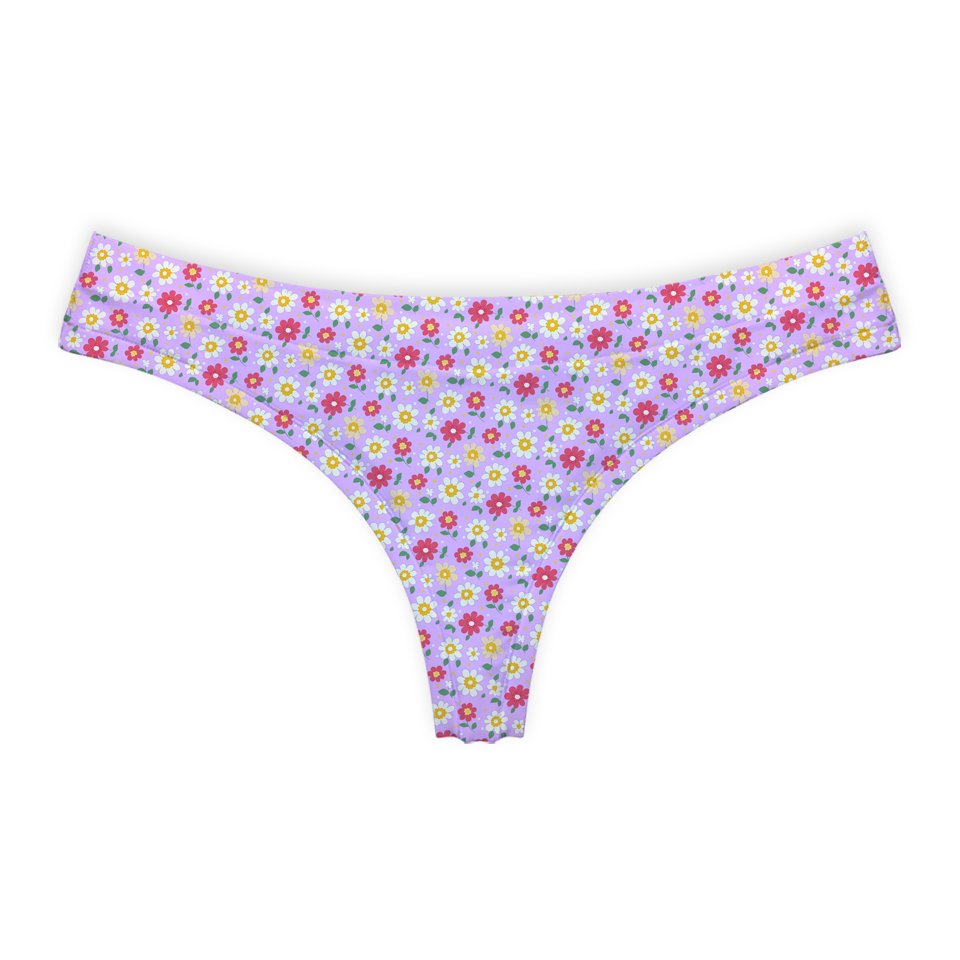 Tiny Flower Series 67 Thong Style Underwear