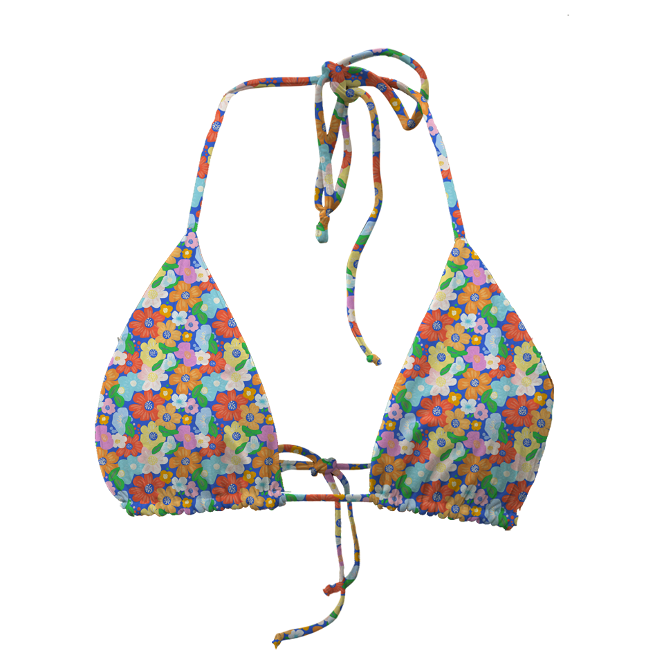 Tiny Flower Series 68 Triangle Bra