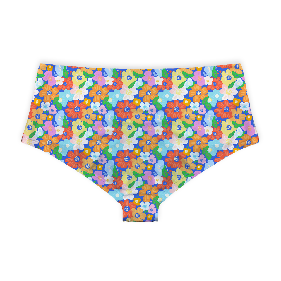 Tiny Flower 68 Boy shorts Bottom