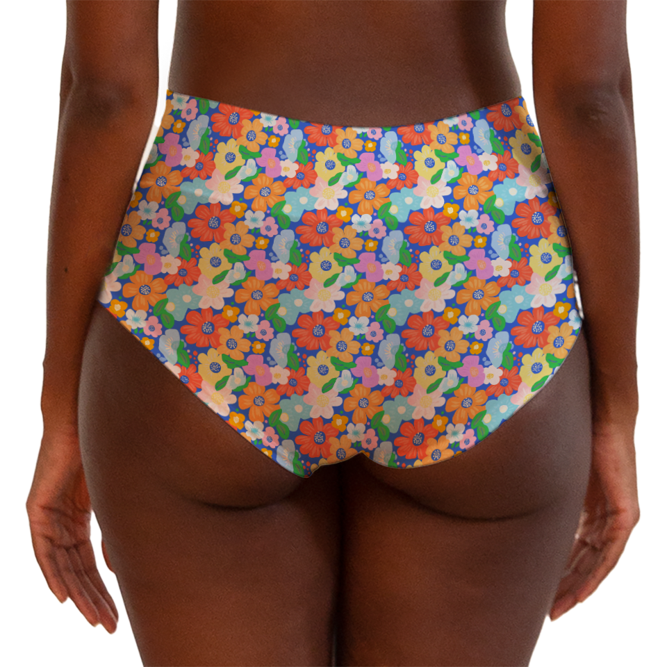 Tiny Flower 68 Boy shorts Bottom