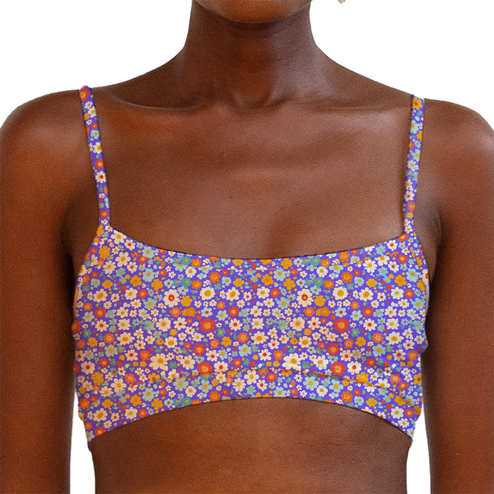 Tiny Flower Series 69 Tube Style Bra