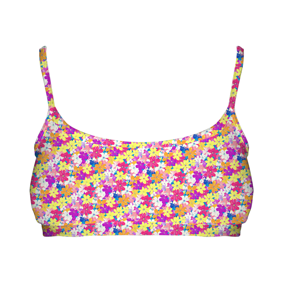 Tiny Flower Series 70 Tube Style Bra