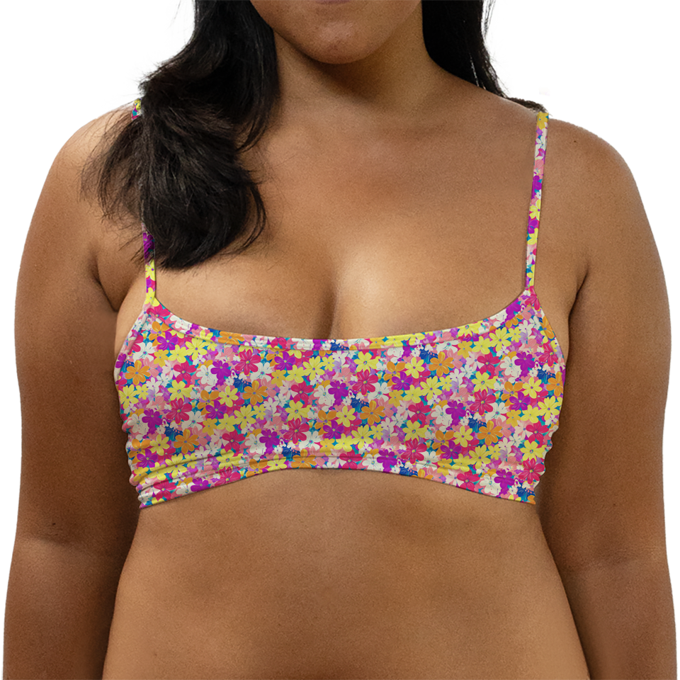 Tiny Flower Series 70 Tube Style Bra