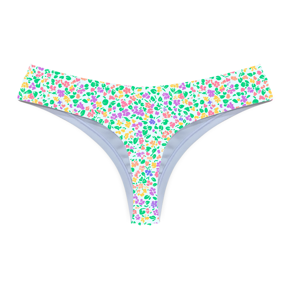 Tiny Flower Series 64 Thong Style Underwear