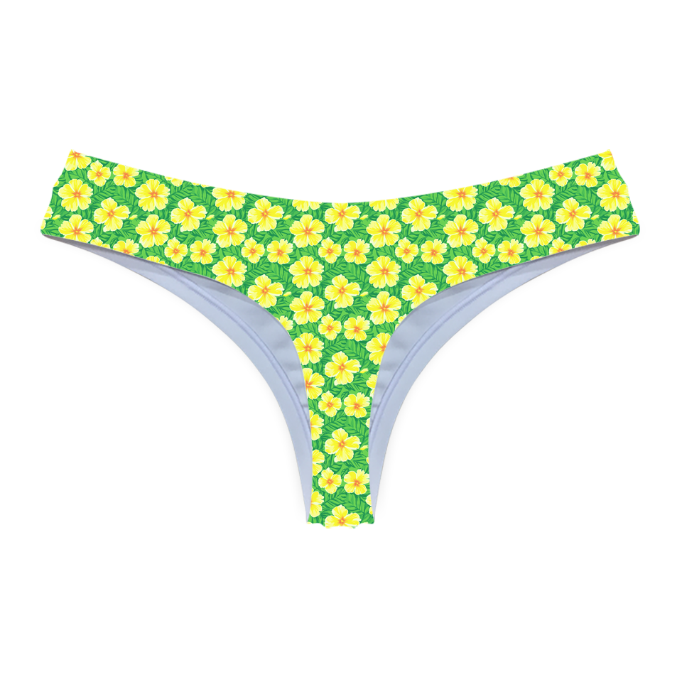 Tiny Flower Series 66 Thong Style Underwear