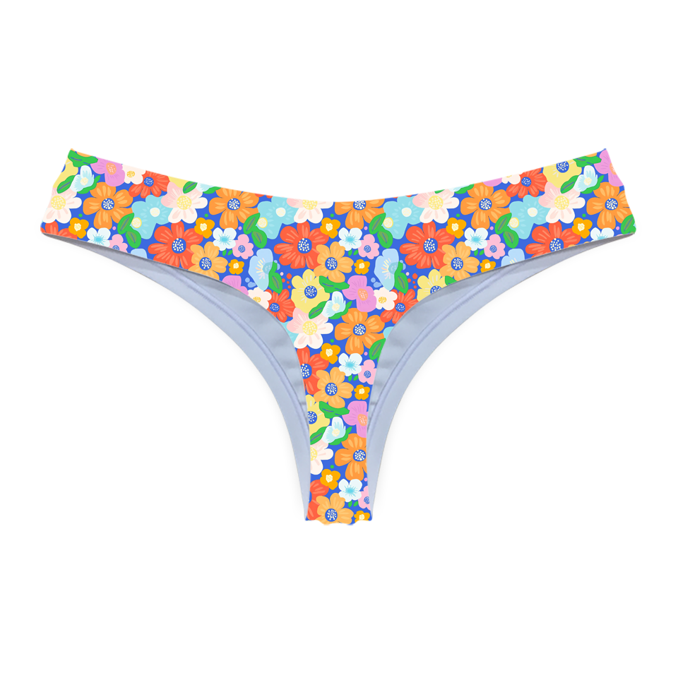 Tiny Flower Series 68 Thong Style Underwear