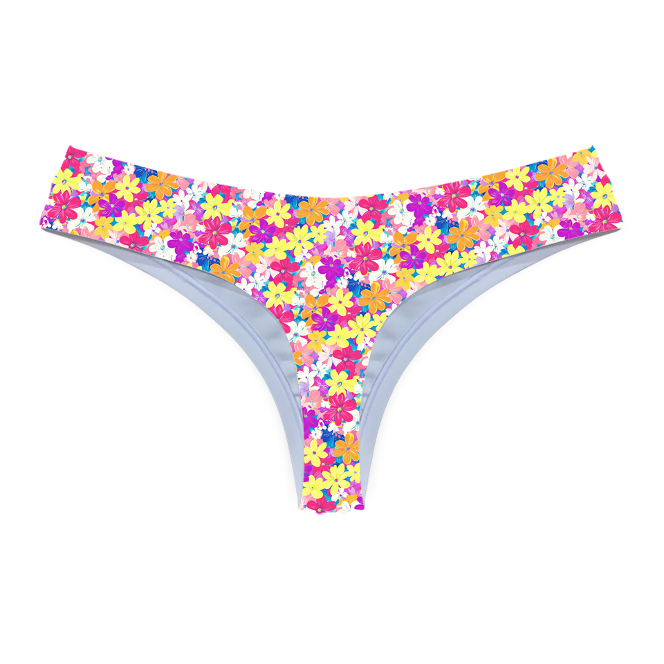 Tiny Flower Series 70 Thong Style Underwear