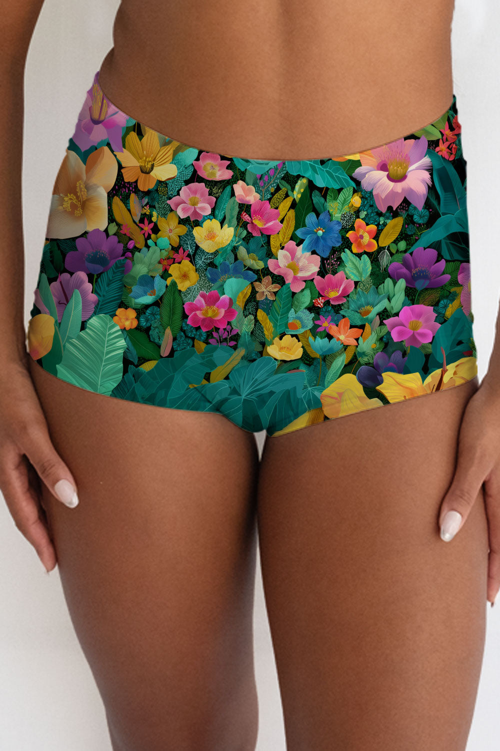 Seri Tropis Berwarna-warni 1 Pinggang Tinggi