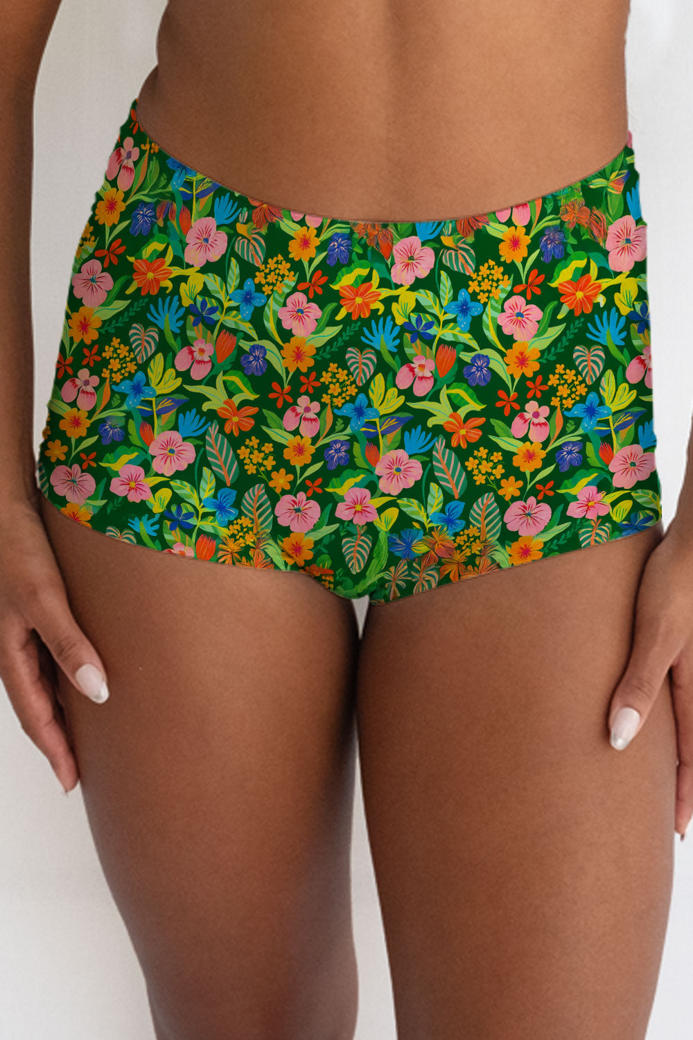 Seri Tropis Berwarna-warni 1 Pinggang Tinggi