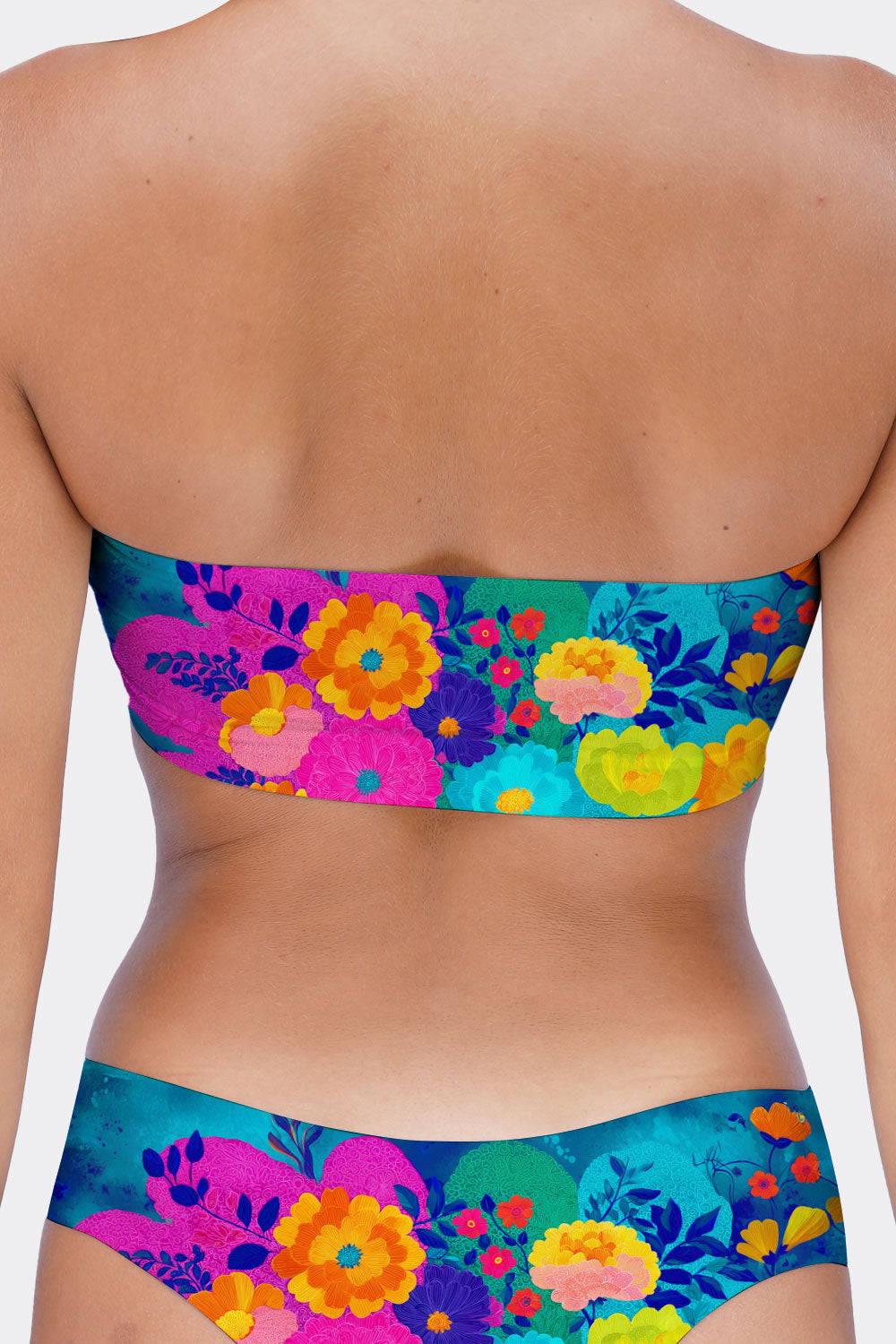 TUBE BRA SUMMER FLOWERS 6