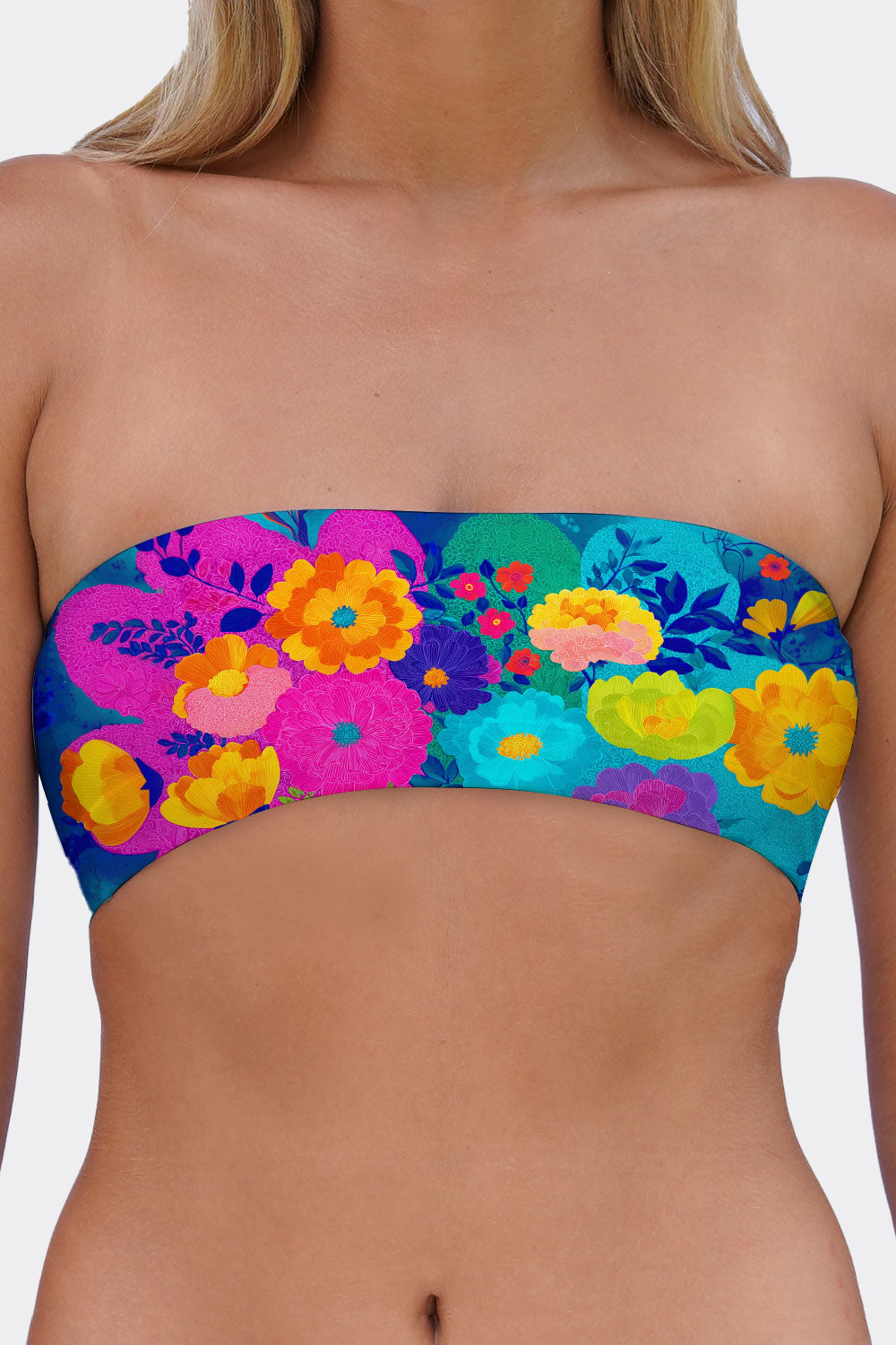 TUBE BRA SUMMER FLOWERS 6