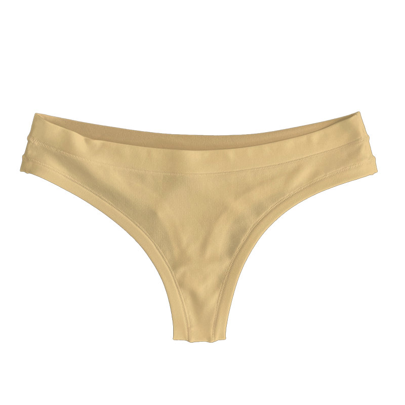 Cream Thong Tencel