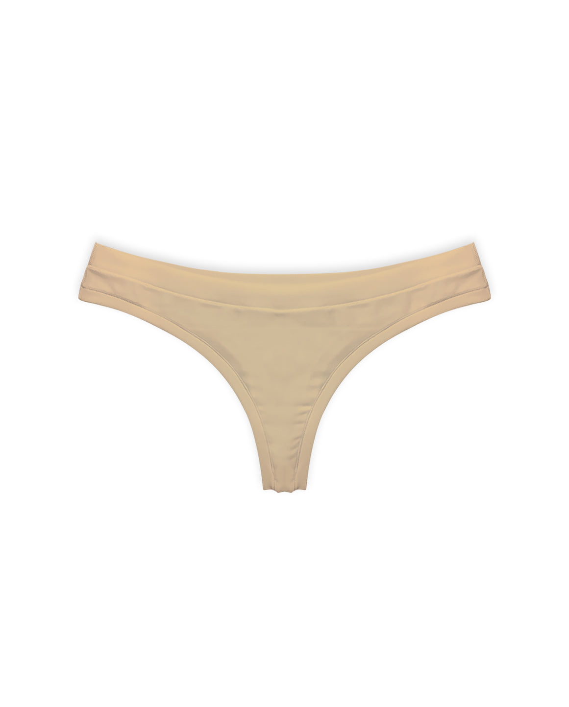 Cream Thong Tencel