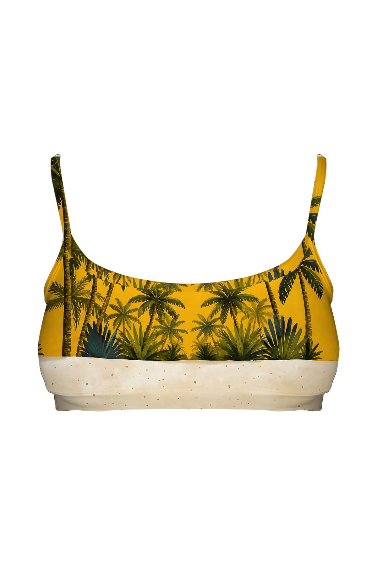 Beach Party Cats bralette, front view