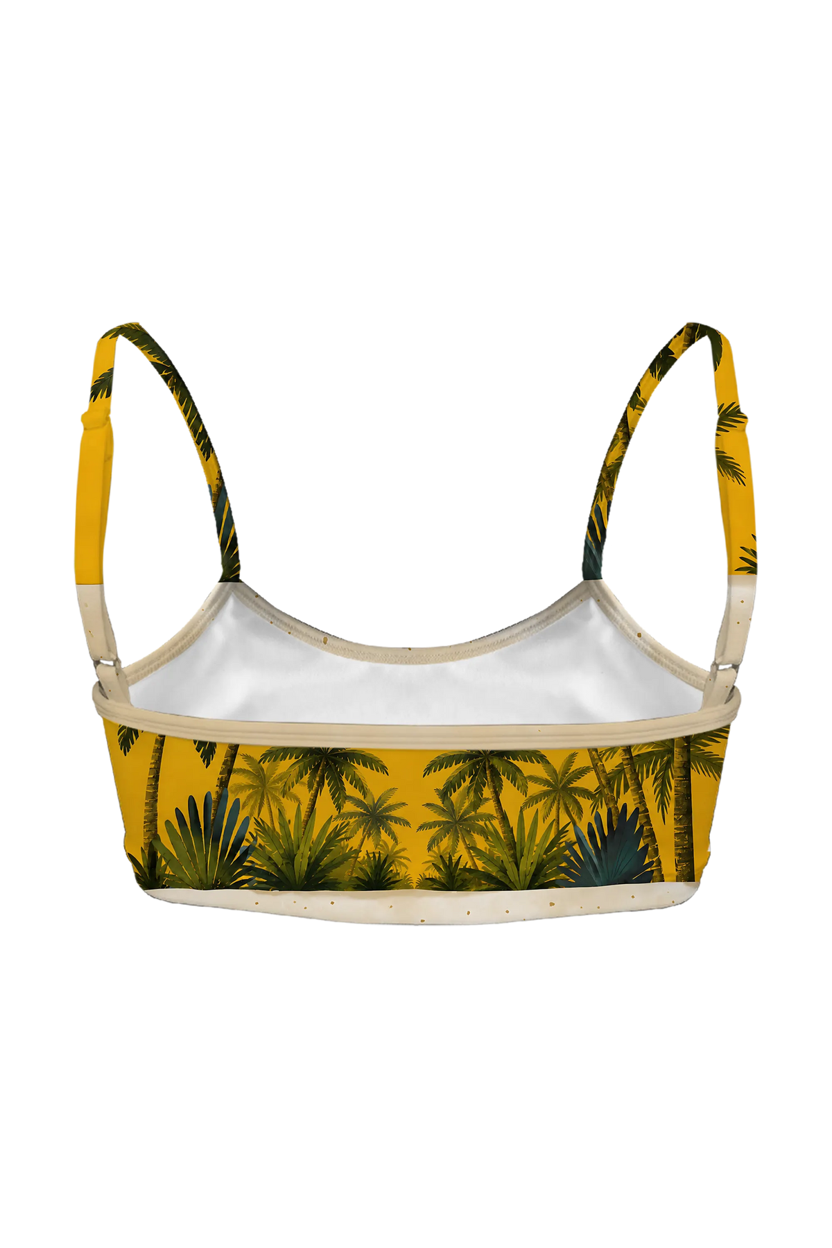 Beach Party Cats bralette, back view