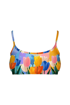 Bralette - Watercolor Tulips