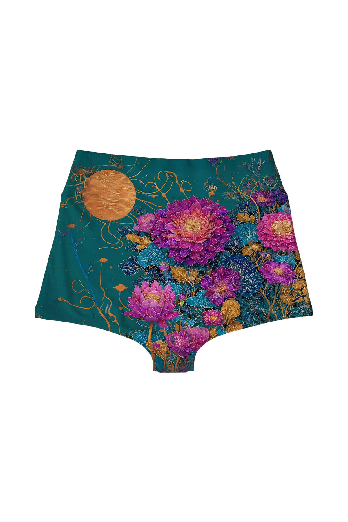 Starlit Dahlia Cat highwaist, back view