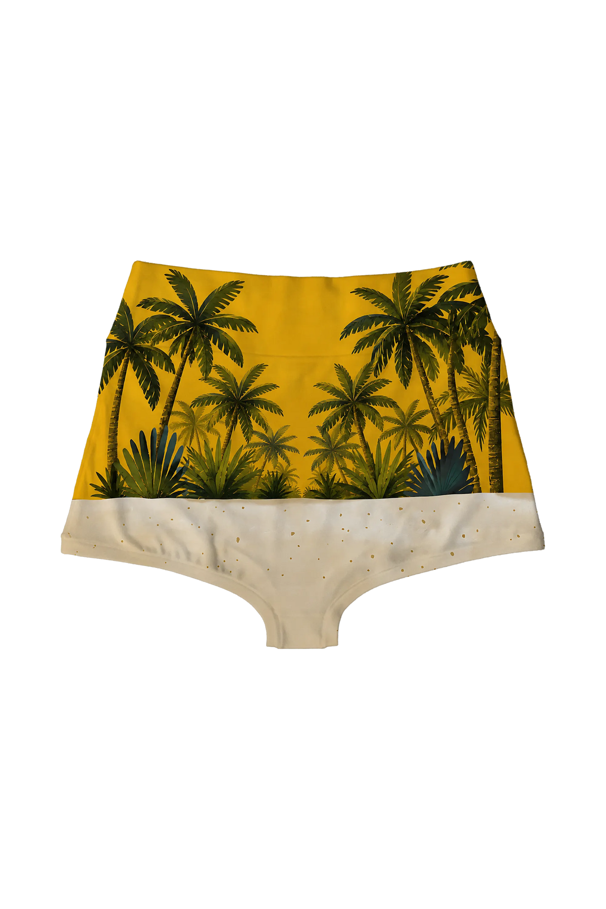 Beach Party Cats highwaist, back view