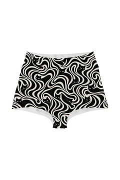 Highwaist - Black Cat Swirl