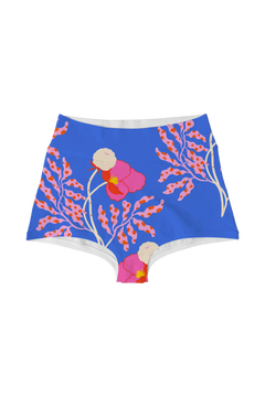 Highwaist - Peony Branch Blue