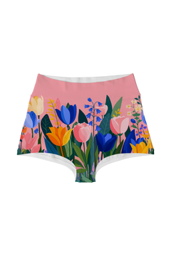 Highwaist - Tulip Garden Pink