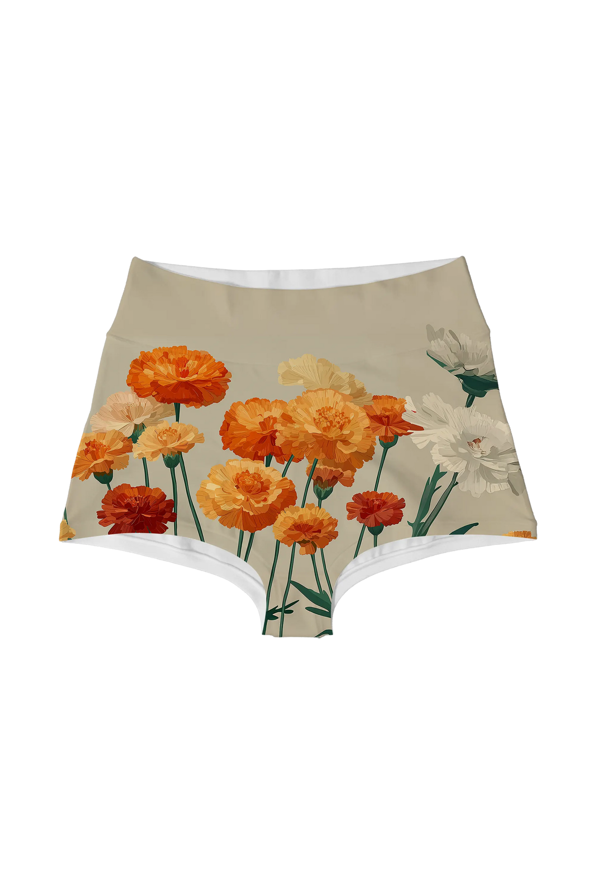 Marigold Bouquet highwaist, front view